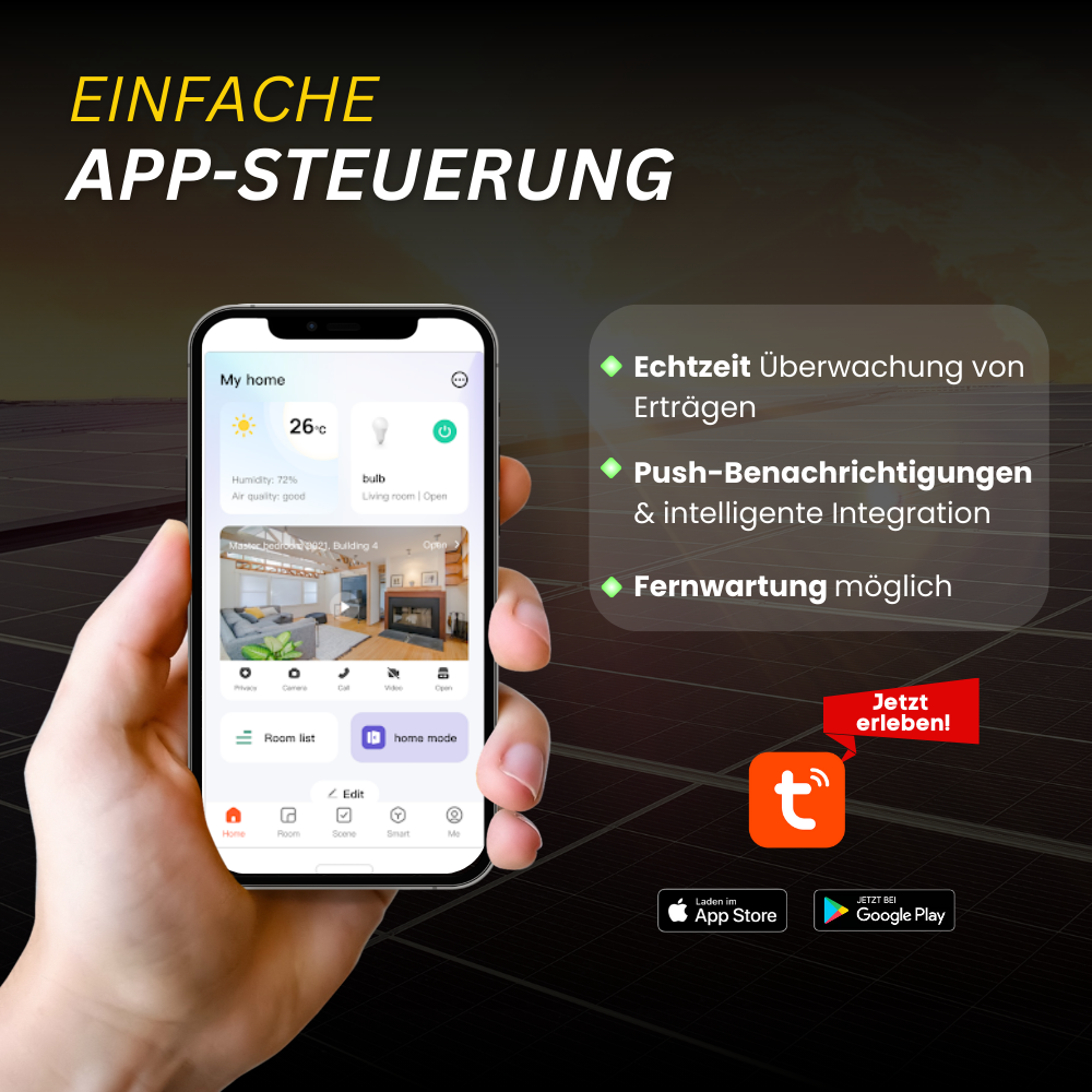 Conow Tuya CBE2000 Pro – App-Steuerung