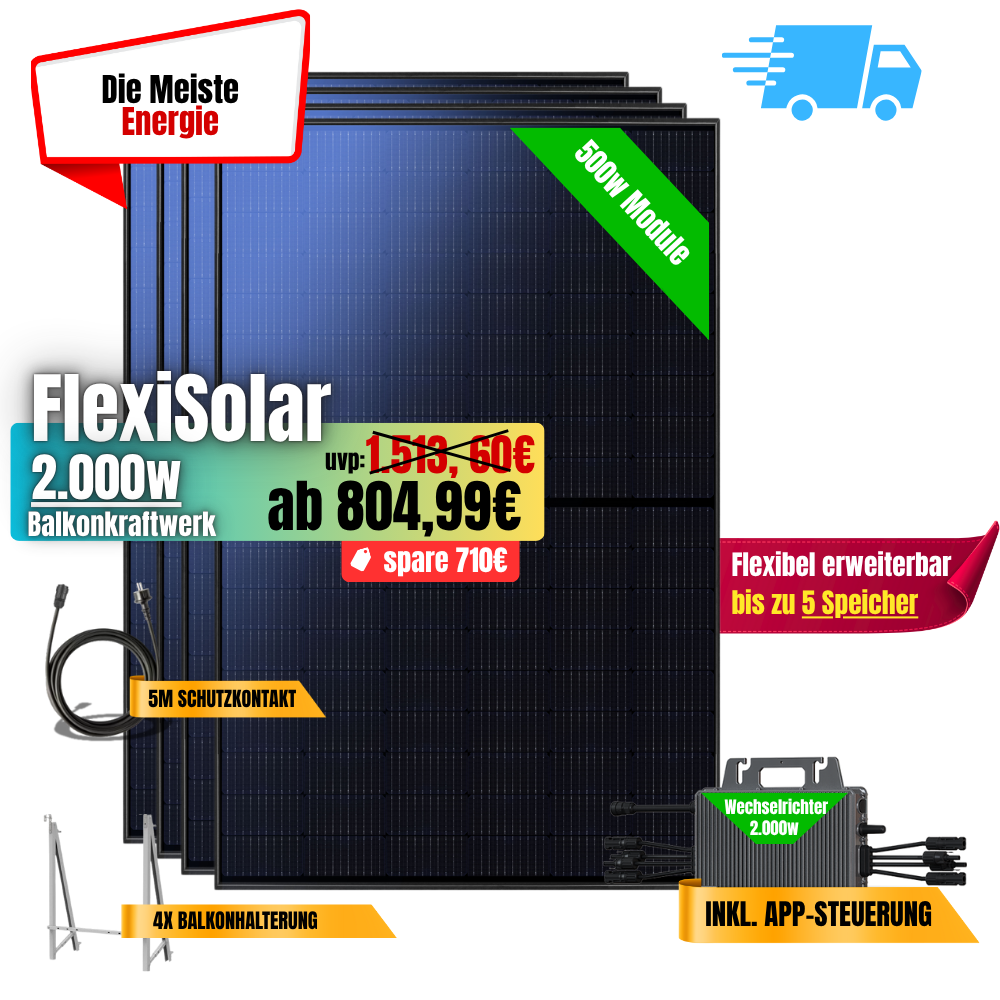 FlexiSolar 2000W