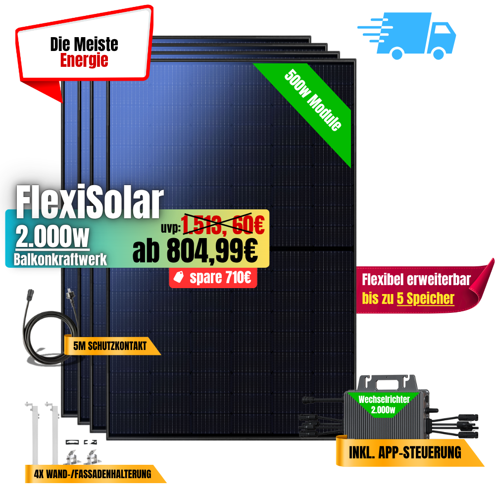 FlexiSolar 2000W