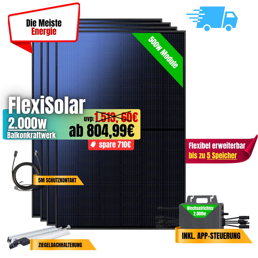 FlexiSolar 2000W