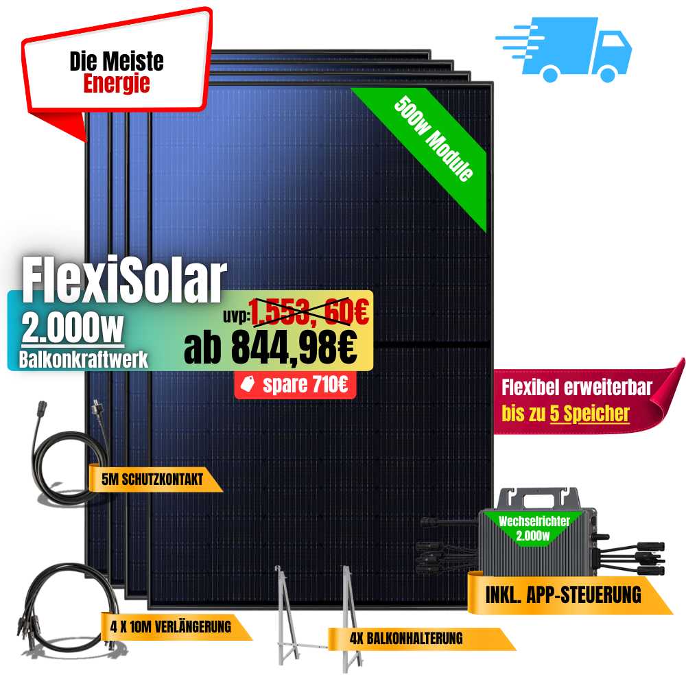 FlexiSolar 2000W