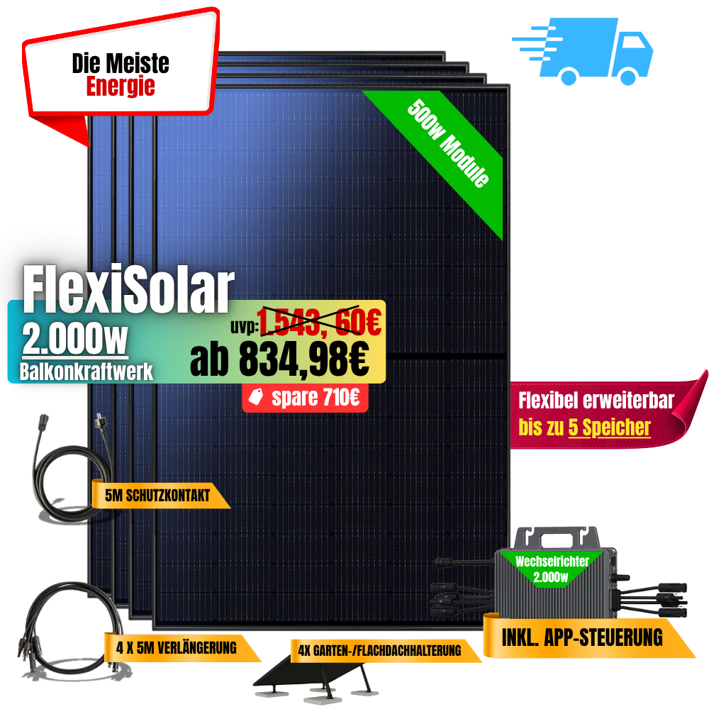 FlexiSolar 2000W