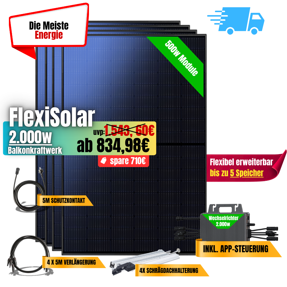 FlexiSolar 2000W