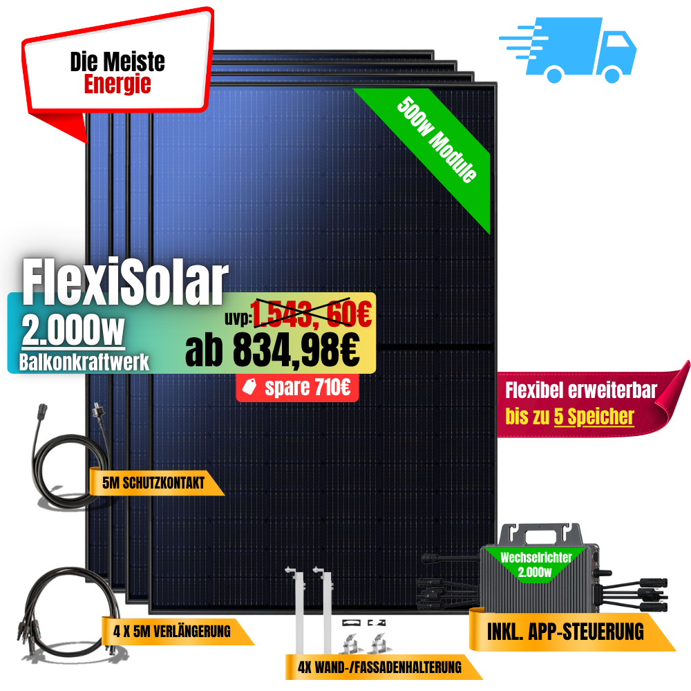 FlexiSolar 2000W