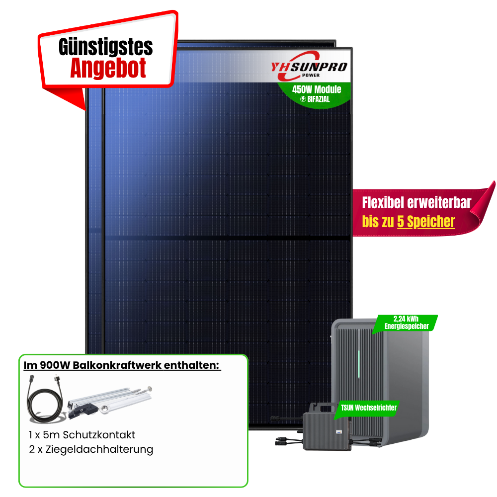 FlexiStart 900W + 2,24kWh Speicher