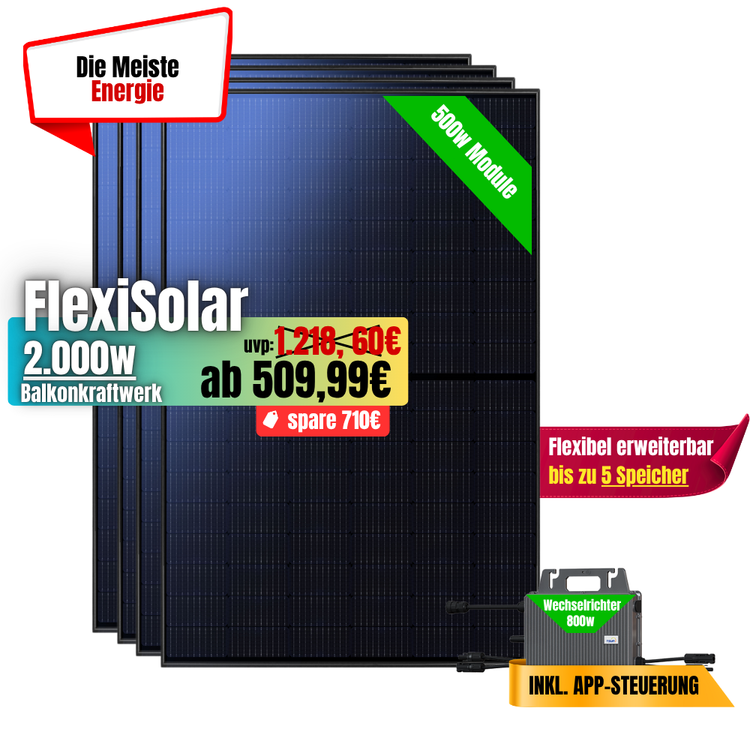 FlexiSolar 2000W