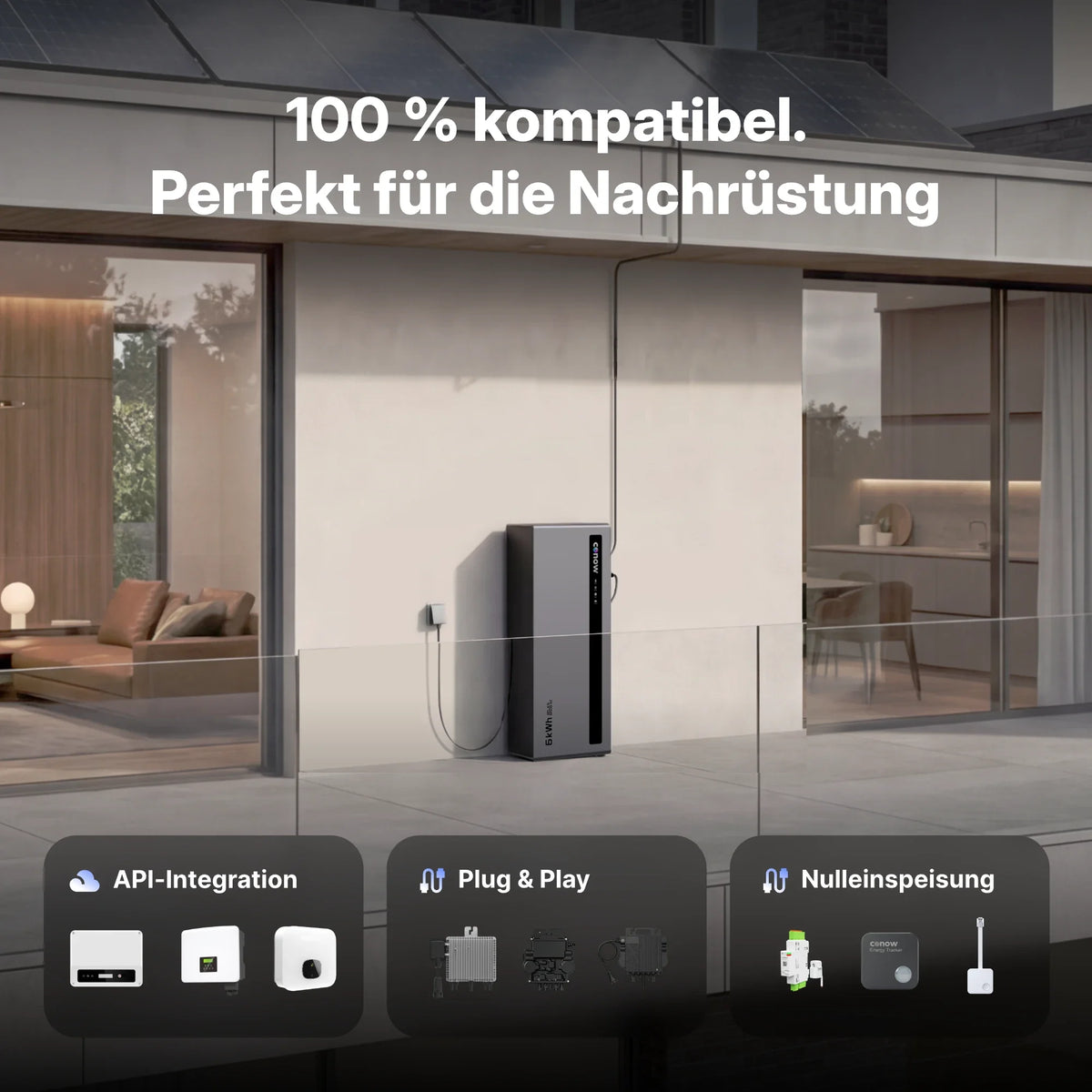 Conow Atlas 6000 AC: Nachrüstung bestehender Solaranlagen mit Plug-and-Play und Nulleinspeisung