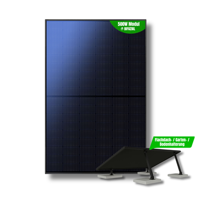 500 W Modul inkl Halterung