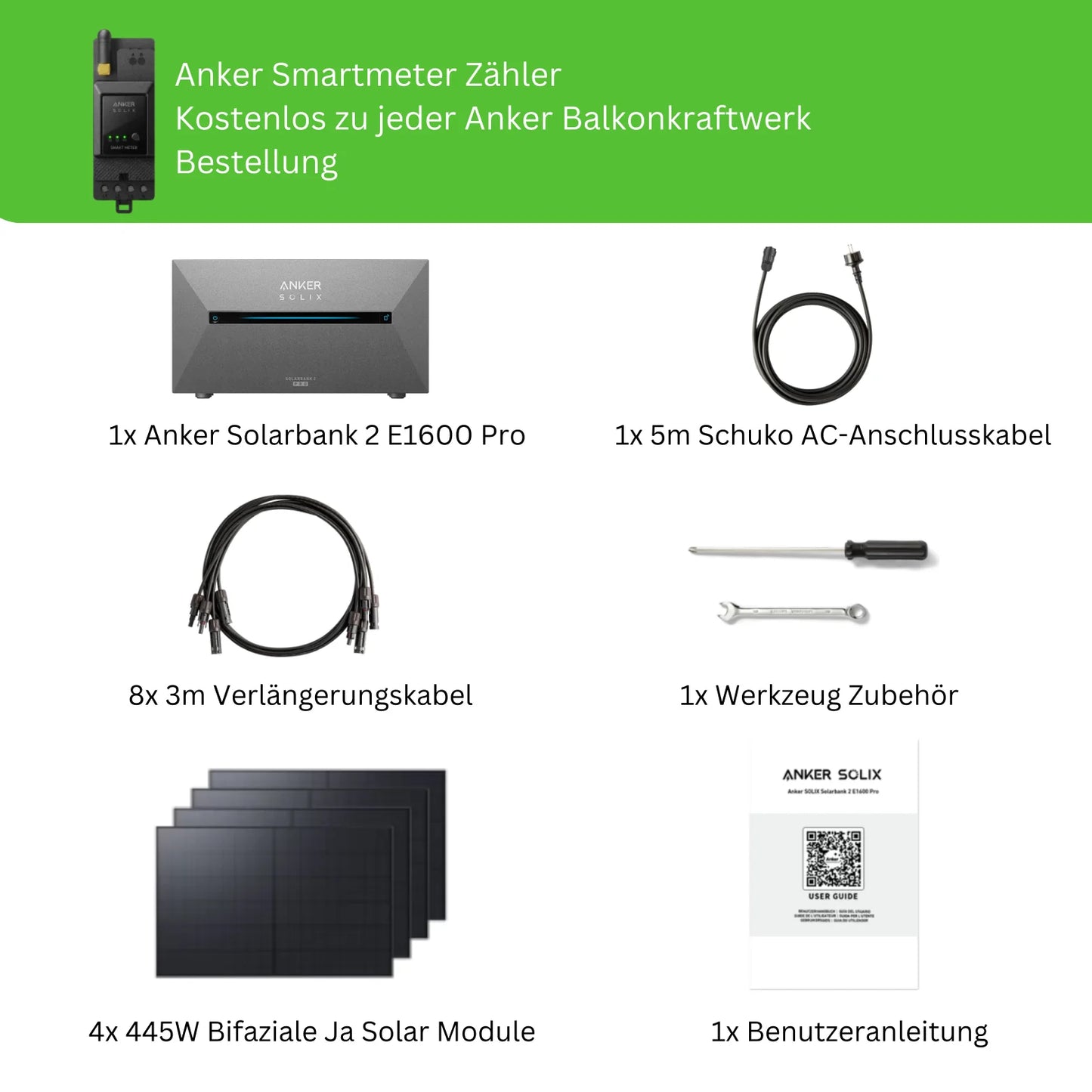 1800W Anker 2 Pro Balkonkraftwerk