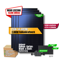 2.000 W Balkonkraftwerk TSUN mit 2 kWh Speicher