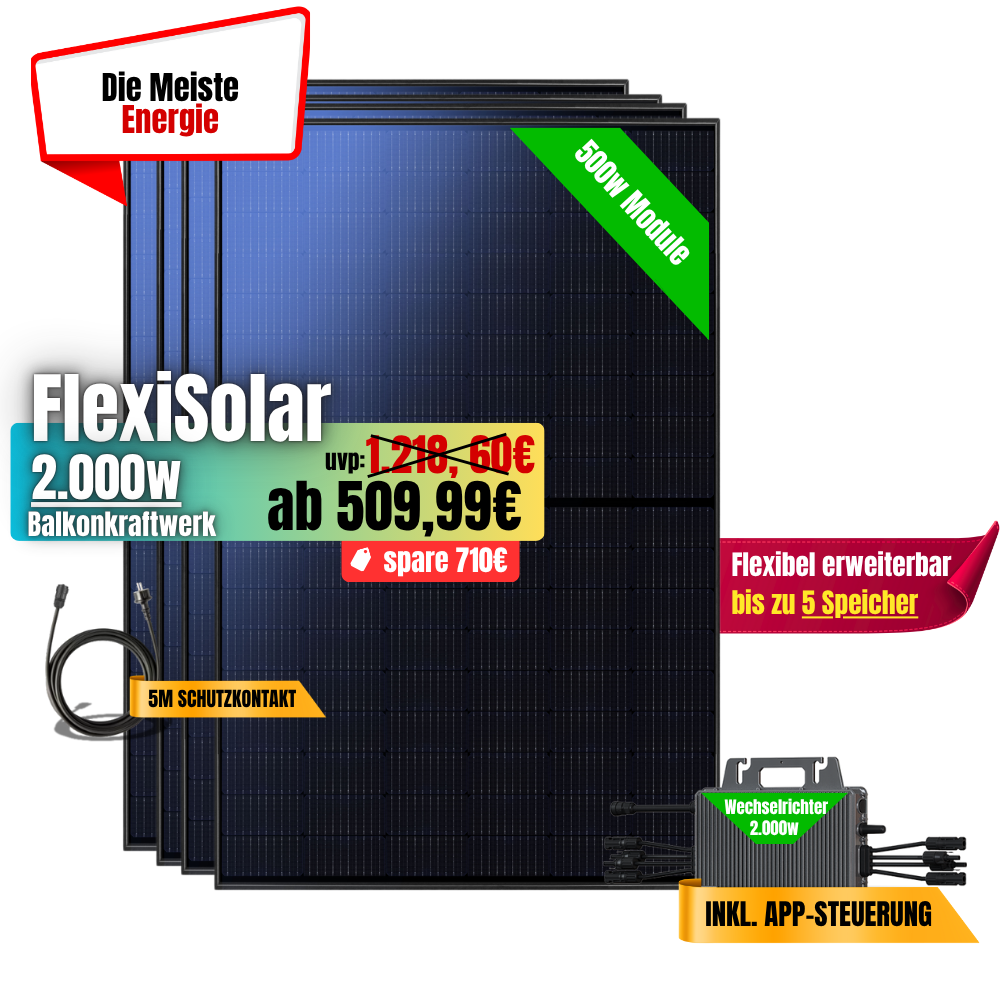 FlexiSolar 2000W