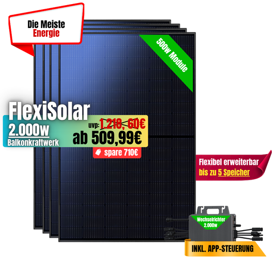 FlexiSolar 2000W