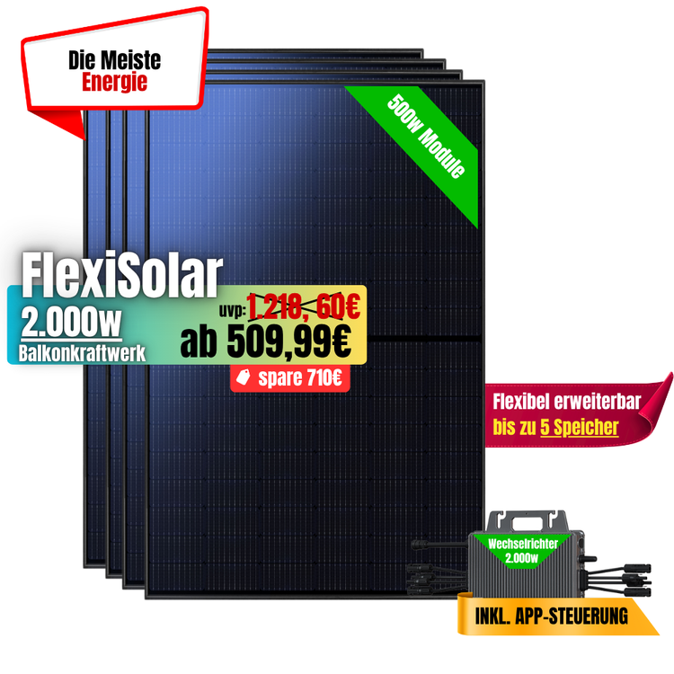 FlexiSolar 2000W