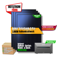 1800 W Balkonkraftwerk Anker SOLIX Solarbank 3 Pro
