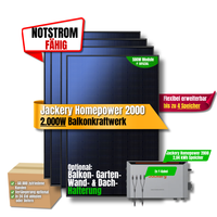 2000 W Balkonkraftwerk Jackery Homepower 2000 Speicher