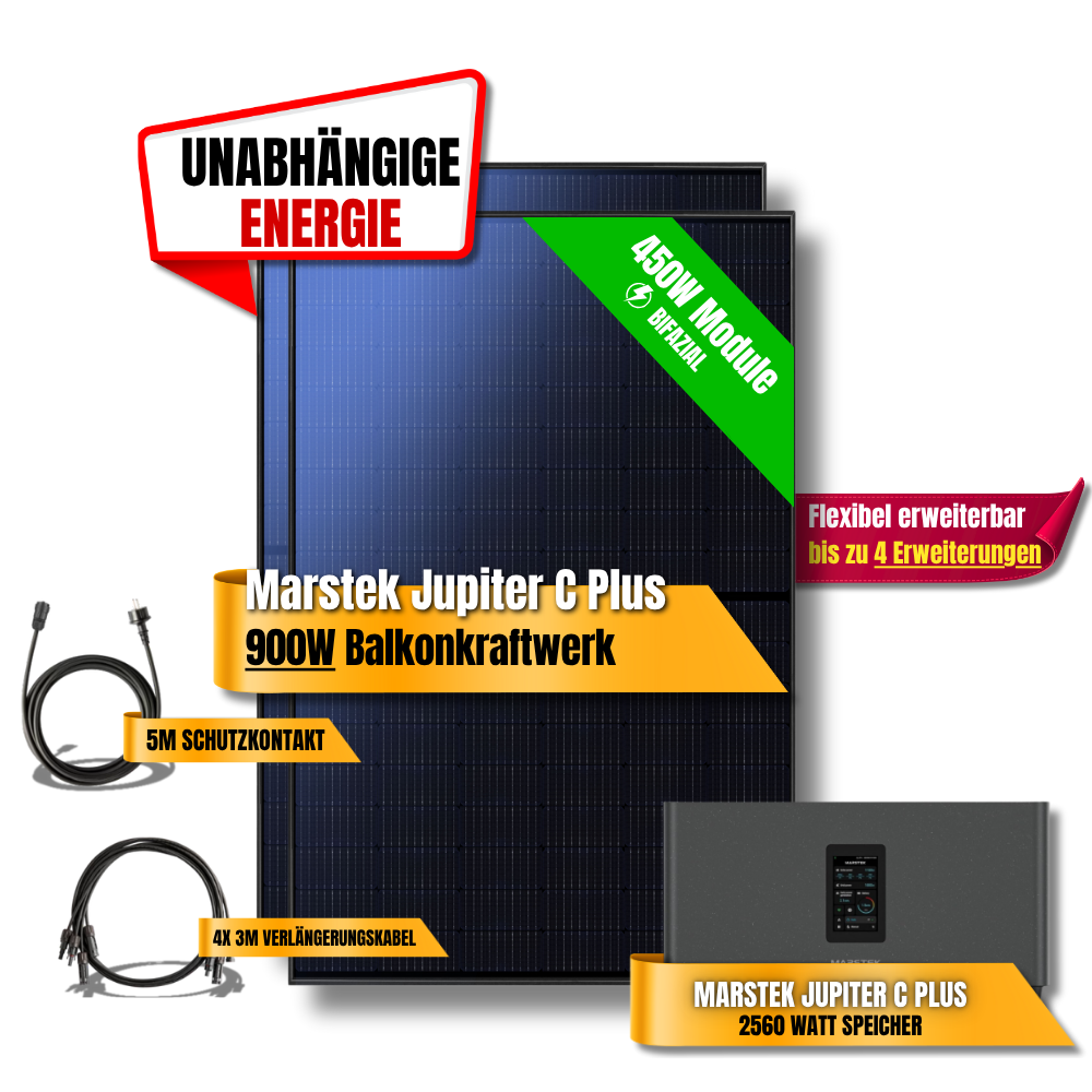 900W Marstek Jupiter C Plus Balkonkraftwerk