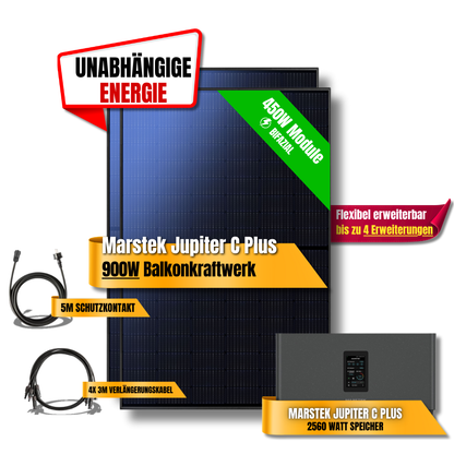 900W Marstek Jupiter C Plus Balkonkraftwerk