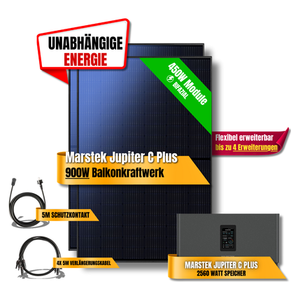 900W Marstek Jupiter C Plus Balkonkraftwerk