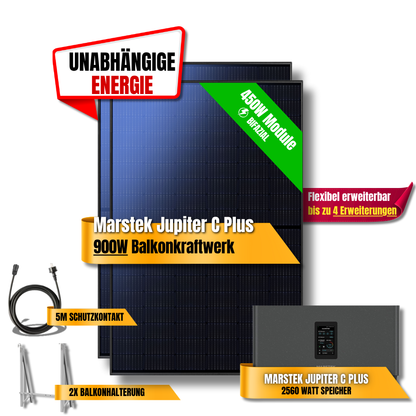 900W Marstek Jupiter C Plus Balkonkraftwerk
