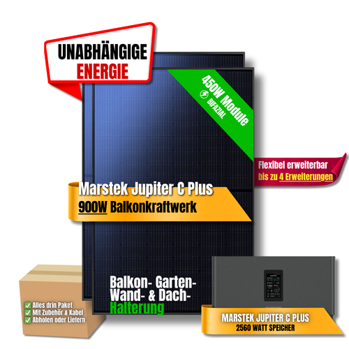 900W Marstek Jupiter C Plus Balkonkraftwerk