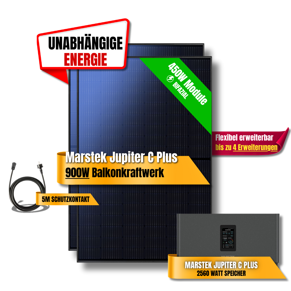 900W Marstek Jupiter C Plus Balkonkraftwerk