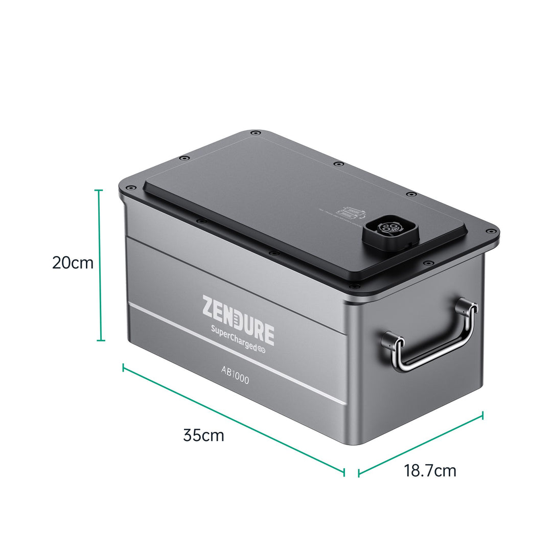 Zendure SolarFlow AB1000 Speicherpaket + Hub <br> 1kW - 3.8kW