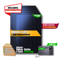 1200 Watt Sunshare Glory Balkonkraftwerk