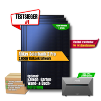 2000 W Balkonkraftwerk Anker SOLIX Solarbank 2 Pro