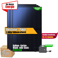 FlexiSolar 2000 W Balkonkraftwerk