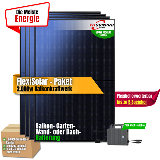 FlexiSolar 2000W