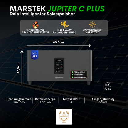 1800W Marstek Jupiter C Plus Balkonkraftwerk