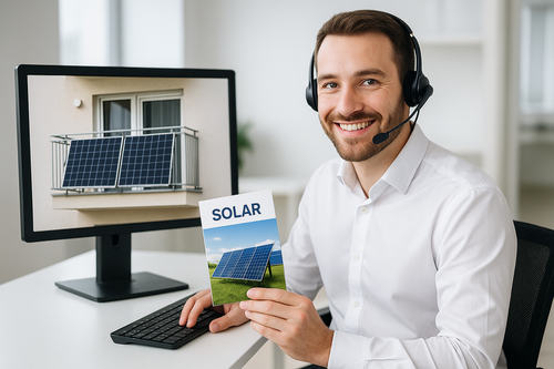 Balkonkraftwerk Anschluss-Hilfe - Videotelefonat zur Einrichtung (online)