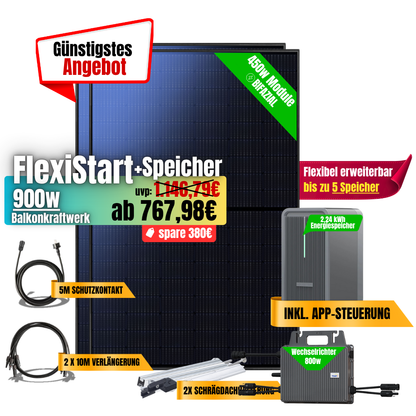 FlexiStart 900W + 2,24kWh Speicher