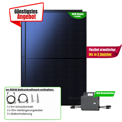 FlexiStart 900 W Balkonkraftwerk