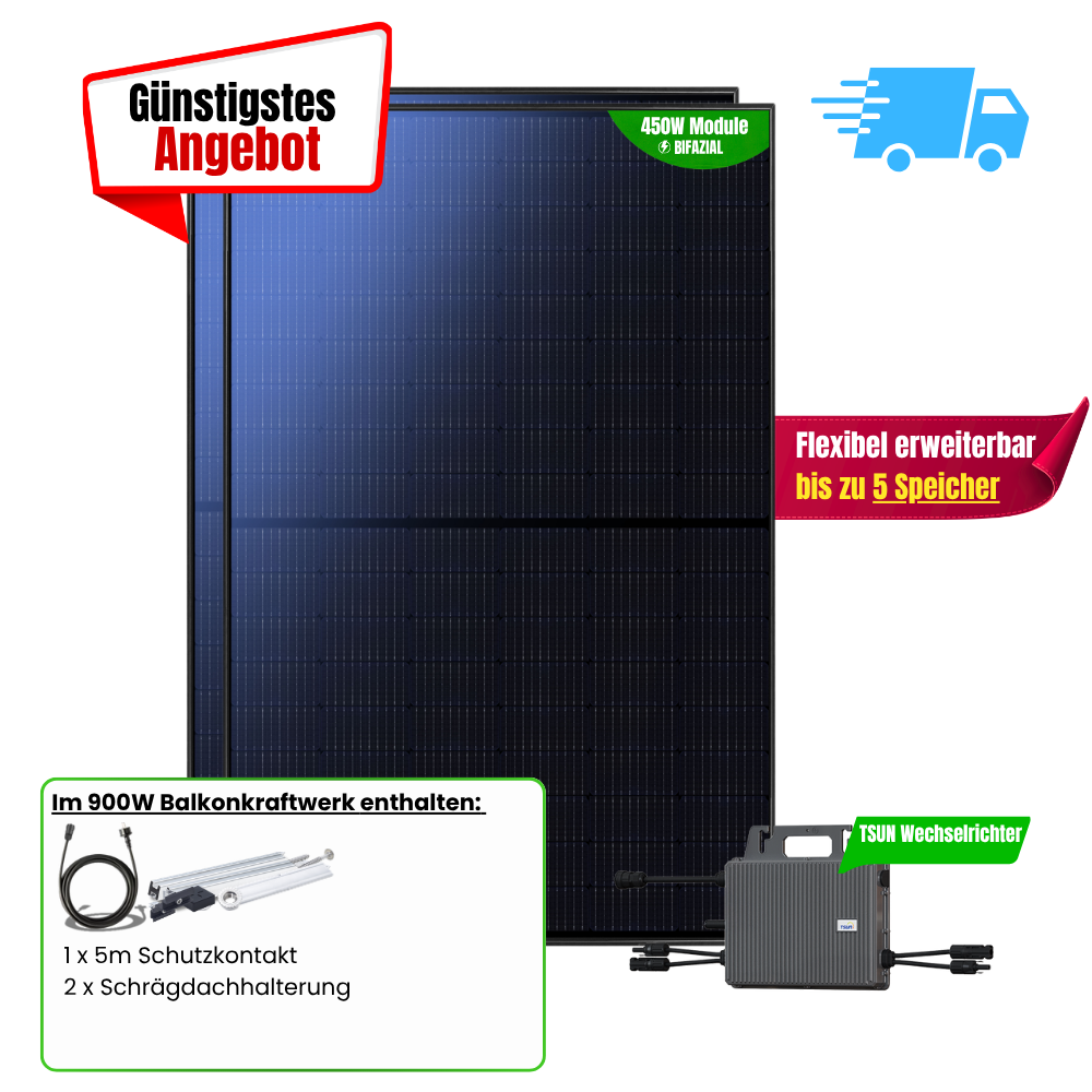 FlexiStart 900 W Balkonkraftwerk