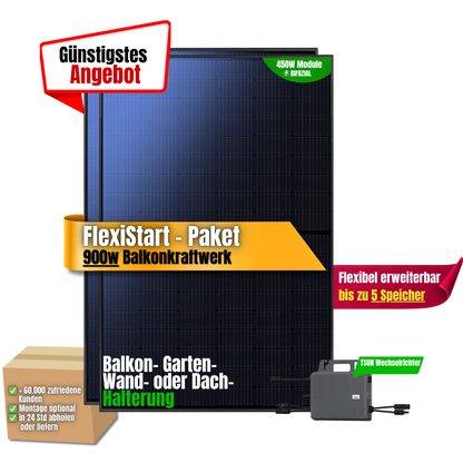 FlexiStart 900 W Balkonkraftwerk