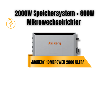 1800W Jackery HomePower 2000 Balkonkraftwerk