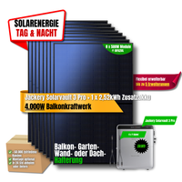 4000 W Balkonkraftwerk Jackery mit 5 kWh Speicher