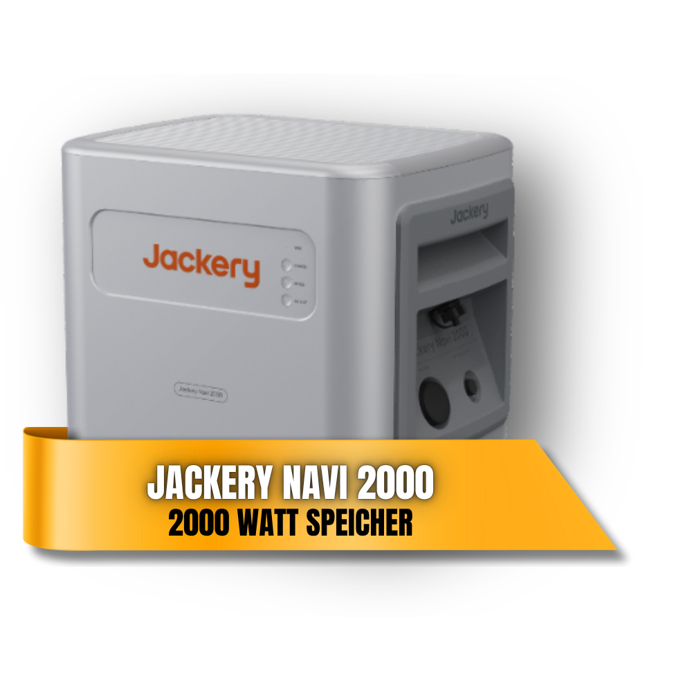 1800W Jackery Navi 2000 Balkonkraftwerk