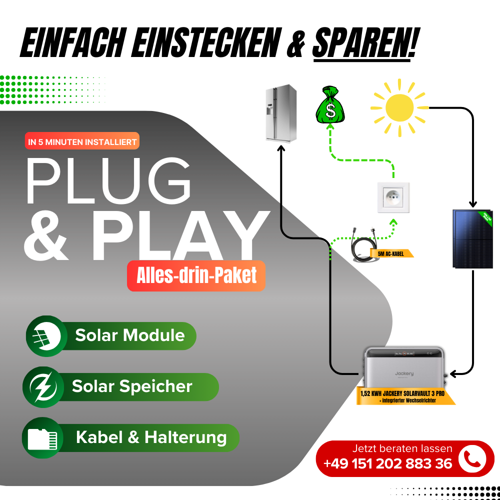 Jackery Solarvault 3 Pro – Plug & Play