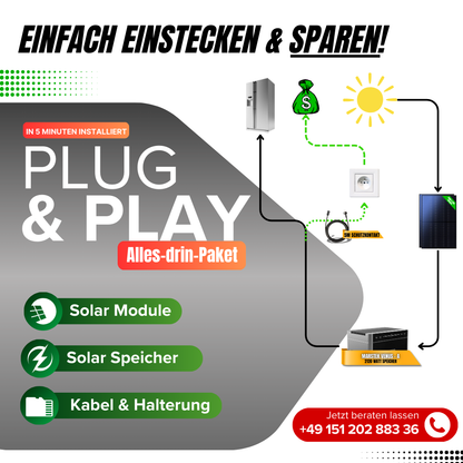 900 Watt Marstek Venus A Balkonkraftwerk