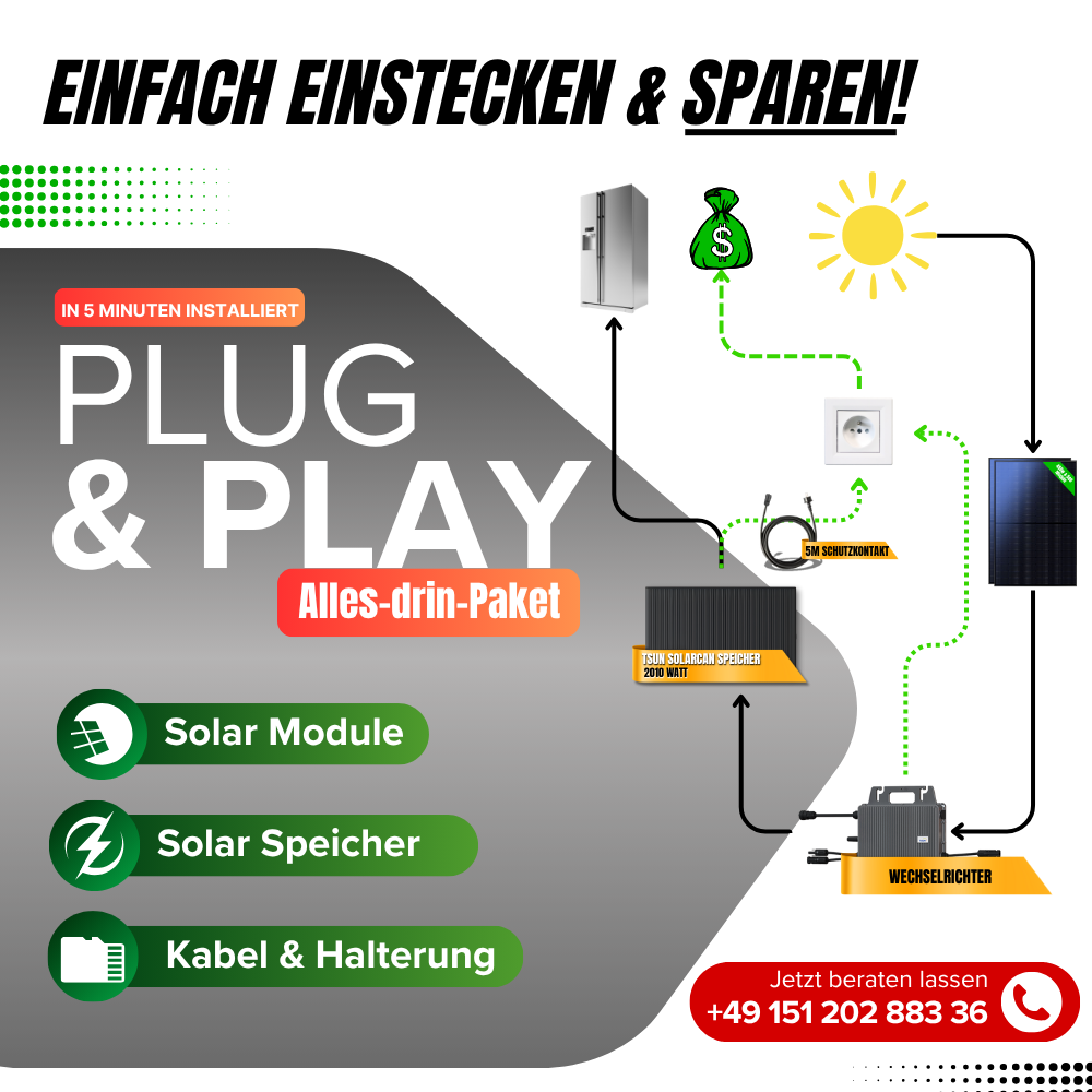 2.000 Watt SolarCan Balkonkraftwerk