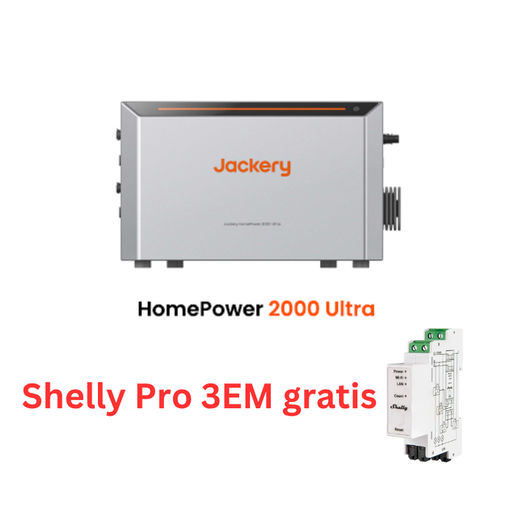 2 kWh Jackery HomePower 2000 Ultra Balkonkraftwerk Speicher