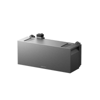 Grauer Anker SOLIX BP7000 Erweiterungsakku schräg von vorne mit Batterieanschluss auf der Oberseite.