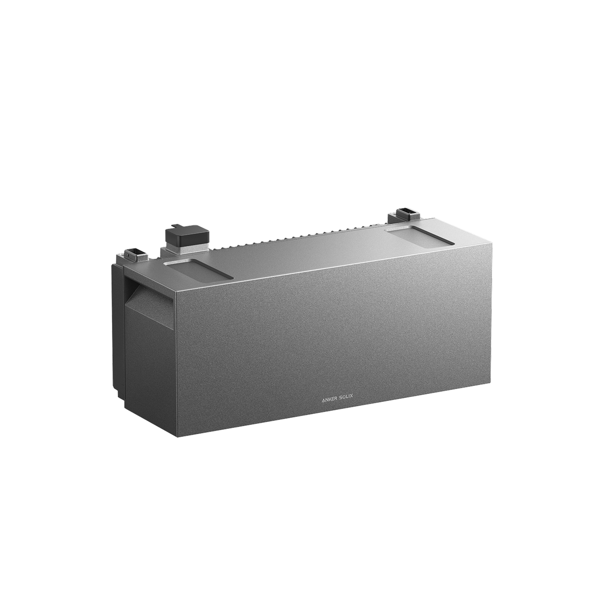 Anker SOLIX BP7000 Erweiterungsakku schräg von der Seite mit Griffmulde am Gehäuseende.