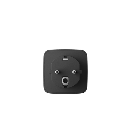 Rückseite des Smart Plug Gen 2 mit Schutzkontaktstecker.