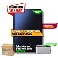 Jackery SolarVault 3 Pro Max 900 W Balkonkraftwerk (Flexisolar)