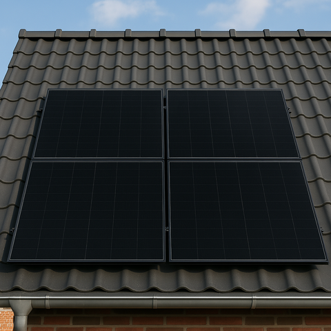 Ziegeldachhalterung Komplettset für 2 Module