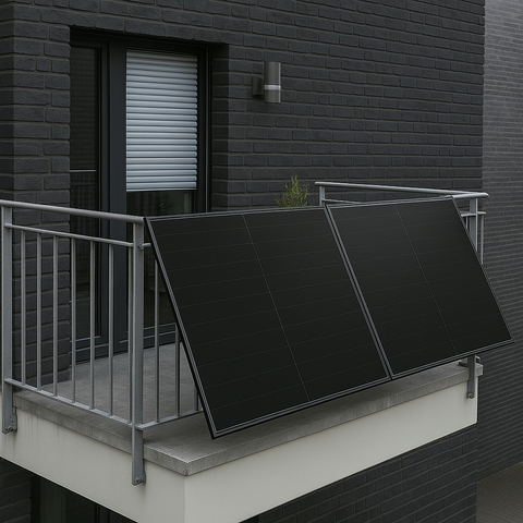 Balkonhalterung mit Neigung