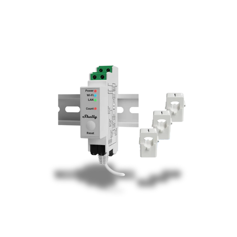 Shelly Pro 3 EM 120A Energiezähler für PV Anlagen